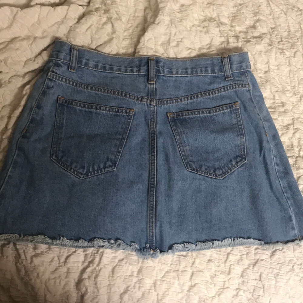 Button Up Denim Skirt - Picture 6 of 6